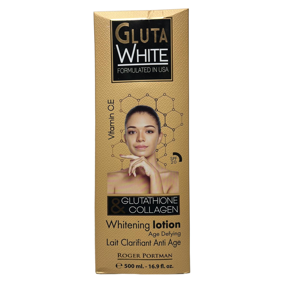 Gluta White Glutathione & Collagen Whitening Body Lotion 500ML