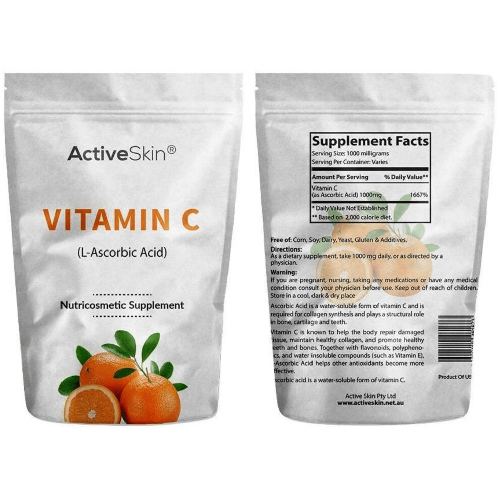 Active Skin Vitamin C- Ascorbic Powder - | 150G