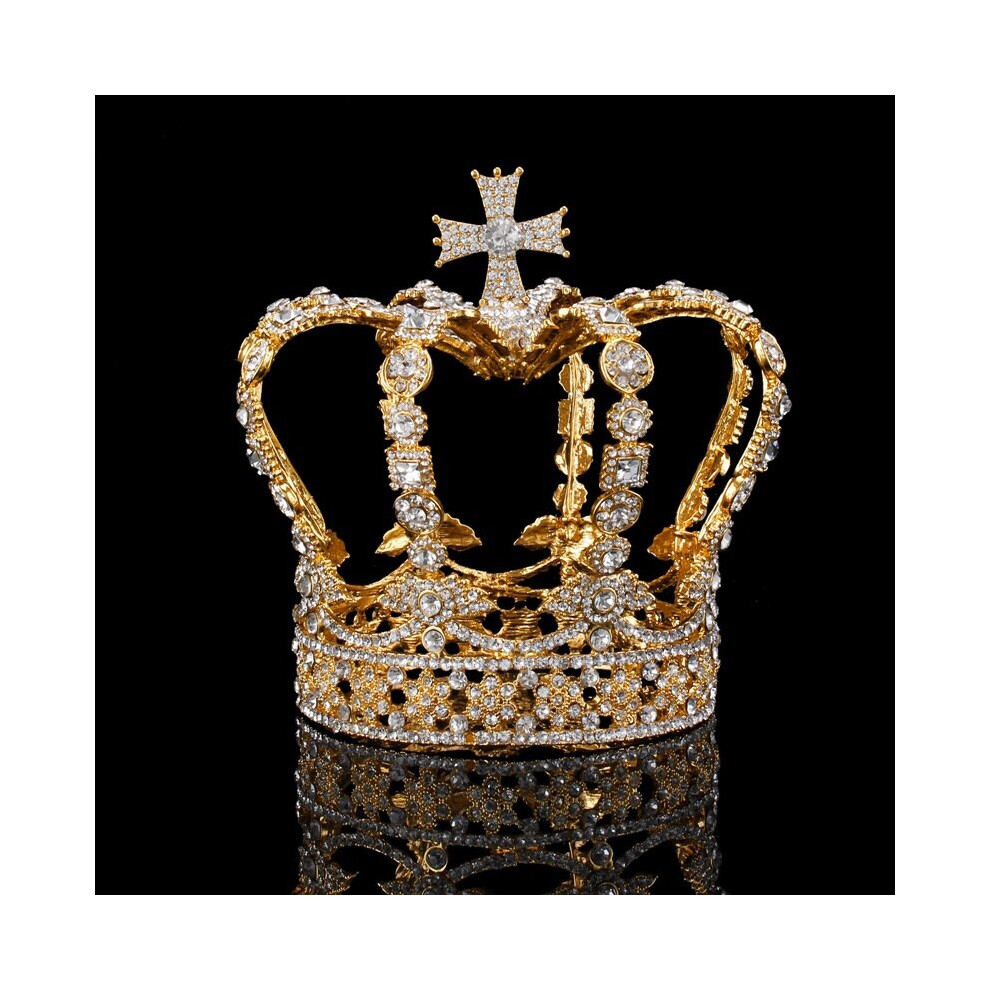 Crystal Queen King Crown Wedding Bridal Tiara and Crown Bridal Tiara Women Event Crown Hair Accessories