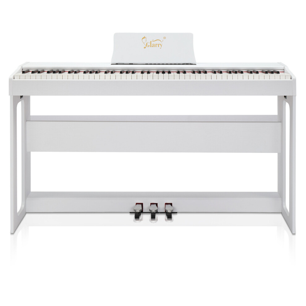 Glarry GDP-104 88 Keys Full Weighted Keyboards Digital Piano with Furniture Stand