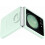 Samsung Capa e capa para celular Samsung Capa de silicone com anel Z Flip 5 Verde água 4