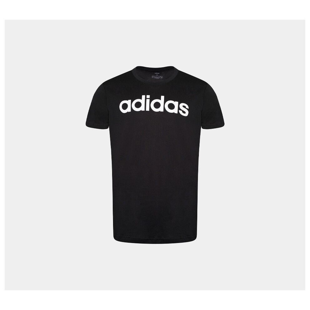 (X4) Adidas Essentials Linear Tee (Plus Size) Black