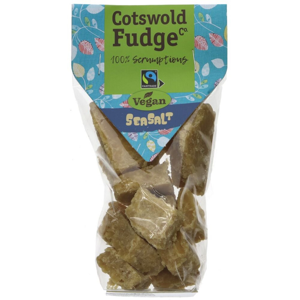 Cotswold Fudge Co Vegan Seasalt Fudge -150g ( pack of 12 )