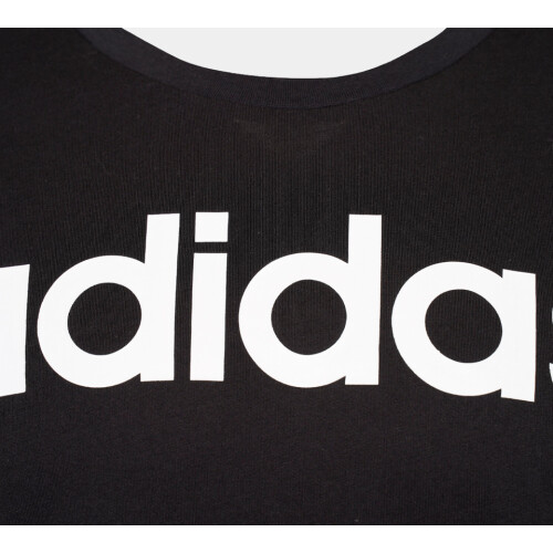 Adidas (X1) Adidas Essentials Linear Tee (Plus Size) Black 2