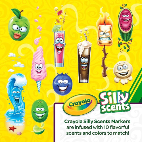Crayola CRAYOLA Super Tips, Washable Markers, 80 Count, Includes Scented 2