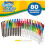 Crayola CRAYOLA Super Tips, Washable Markers, 80 Count, Includes Scented 2