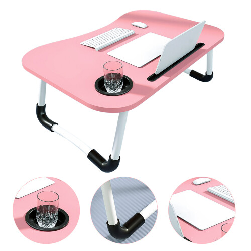 Folding Laptop Table Stand Bed Computer Desk Bed on OnBuy