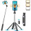 41" Selfie Stick Tripod Quadrapod with 2 Rechargeable Fill Light 1