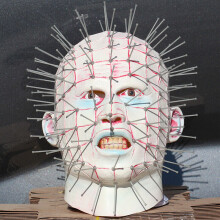 (Hellraiser) Halloween Carnival Cosplay Latex Mask Fancy Dress Costume Demon Terror Head Mask