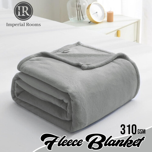 Imperial Rooms (Double Fleece Blanket) Fleece Blanket Sofe Bed Throw Soft Silver Blankets 1