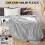 Imperial Rooms (Double Fleece Blanket) Fleece Blanket Sofe Bed Throw Soft Silver Blankets 3