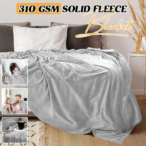 Imperial Rooms (Double Fleece Blanket) Fleece Blanket Sofe Bed Throw Soft Silver Blankets 2