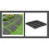 Square Stomp Stone Grey Slate Stepping Stone Recycled Rubber 30cm x4 2
