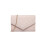 Miss Lulu (Pink) Miss Lulu Chevron Envelope Clutch Bag  With Strap 1