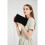 Miss Lulu (Black) Miss Lulu Chevron Envelope Clutch Bag  With Strap 12