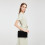 Miss Lulu (Black) Miss Lulu Chevron Envelope Clutch Bag  With Strap 14