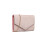 Miss Lulu (Pink) Miss Lulu Chevron Envelope Clutch Bag  With Strap 2