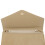 Miss Lulu (Light Brown) Miss Lulu Chevron Envelope Clutch Bag  With Strap 7