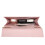 Miss Lulu (Pink) Miss Lulu Chevron Envelope Clutch Bag  With Strap 7