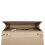 Miss Lulu (Light Brown) Miss Lulu Chevron Envelope Clutch Bag  With Strap 6