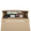 Miss Lulu (Light Brown) Miss Lulu Chevron Envelope Clutch Bag  With Strap 5