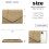 Miss Lulu (Light Brown) Miss Lulu Chevron Envelope Clutch Bag  With Strap 10
