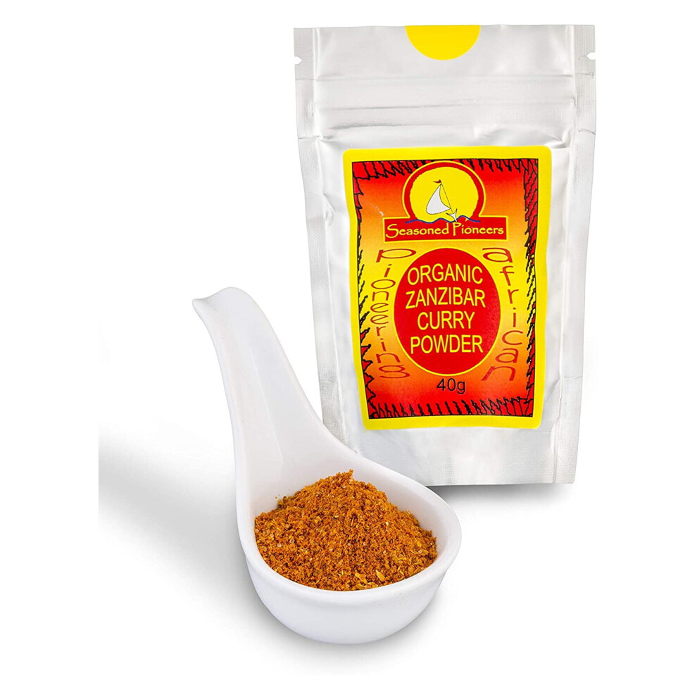 United Oddsocks Organic Zanzibar Curry Powder African Spice Blend 40G Pouch