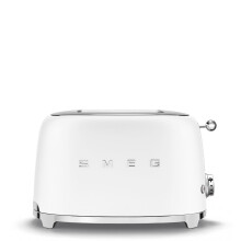Grille-pain SMEG TSF01WHMEU Blanc mat - 2 tranches - 6 niveaux de dorage - Fonction dégivrage