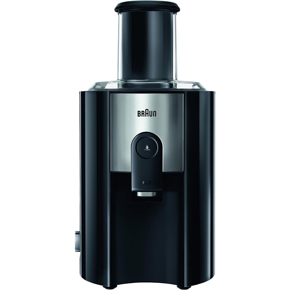 Braun J500 Spin Juicer extractor for whole fruit, citrus & vegetables 900 Watt, 2 speeds, anti splash spout, 1.25L