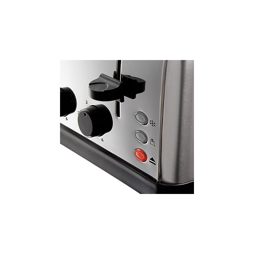 futura-4-slice-toaster-18790---stainless-steel-silver---hobbs-20460-buckingham-quiet-boil-kettle--3000-w--1-7-litre--brushed-stainless-steel-silver