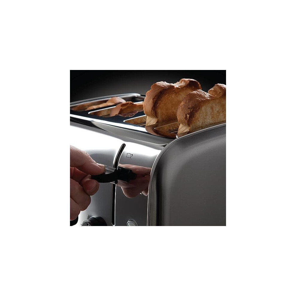 russell-hobbs-18790-futura-4-slice-toaster--1500-w--stainless-steel-silver--four-slice---textures-plastic-kettle-21271--1-7-l--3000-w---black