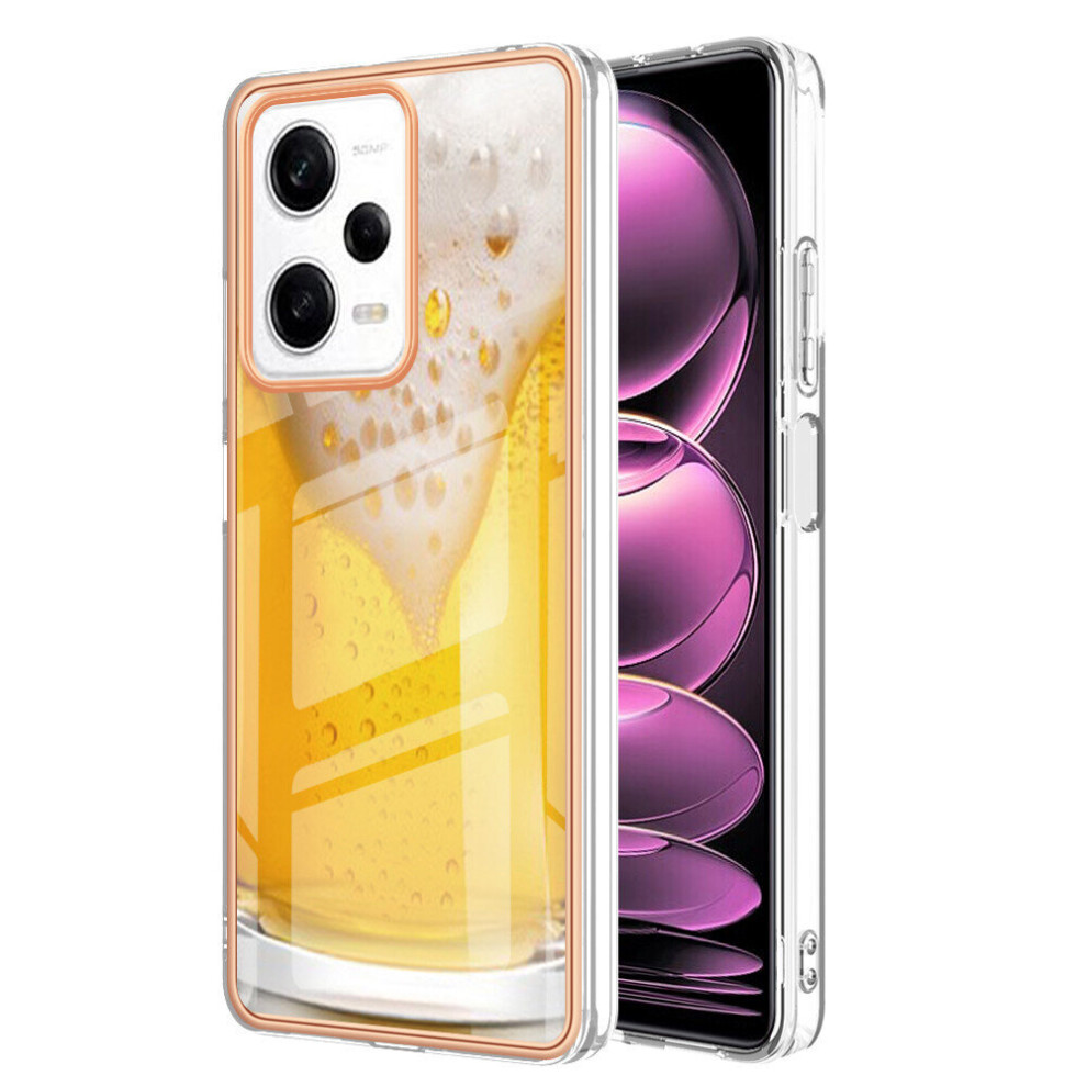 Xiaomi POCO X5 Pro 5G Case , Pattern Hard PU With Pattern Hard PU With Soft Slim TPU Protective Shockproof Compatible with Xiaomi POCO X5 Pro 5G Case