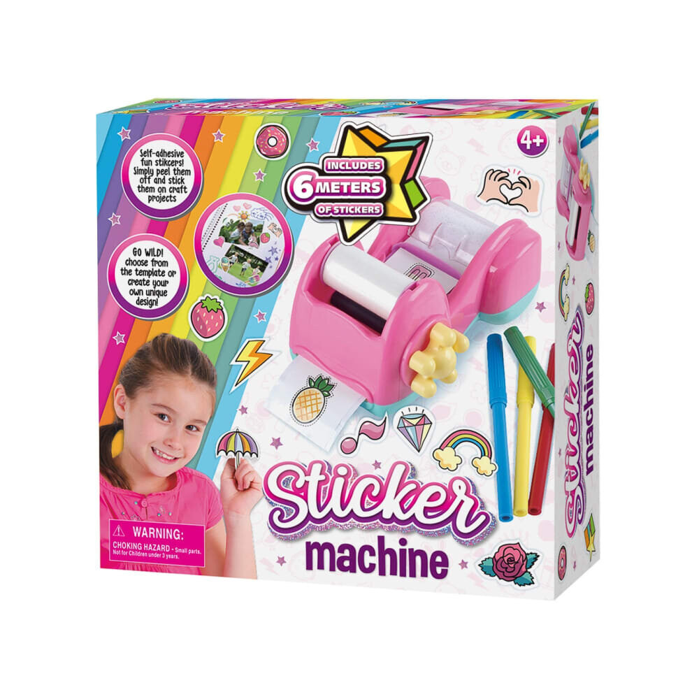 Self-adhesive Fun Sticker Machine Craft Project or in Your Bedroom!