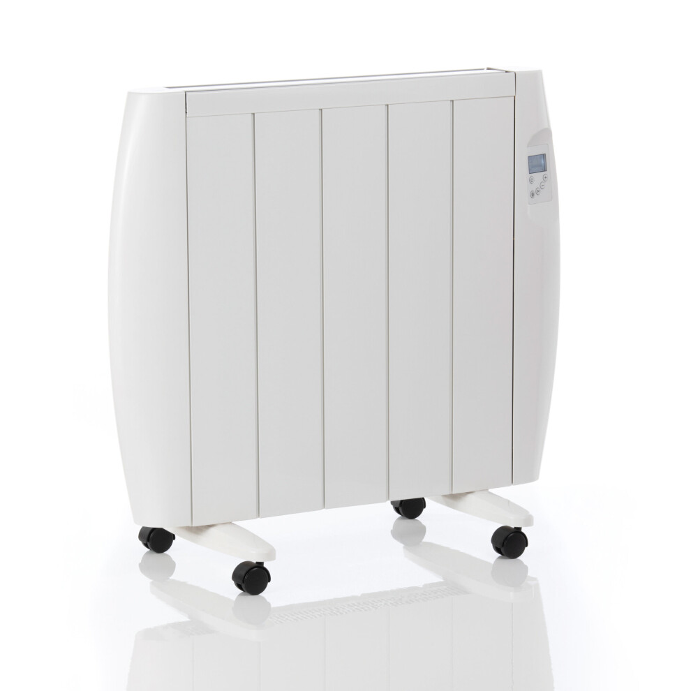 Daewoo 1500W Ceramic Radiator 2 In 1 Portable Freestanding Wall Mounted LCD White