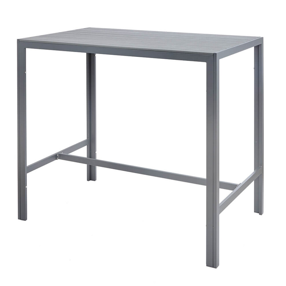 Grey Outdoor Bar Table