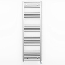 (500 x 1600mm (BTU: 1714), With MOA Thermostatic Element) 500mm Wide Chrome Electric Towel Rail With Thermostatic Element