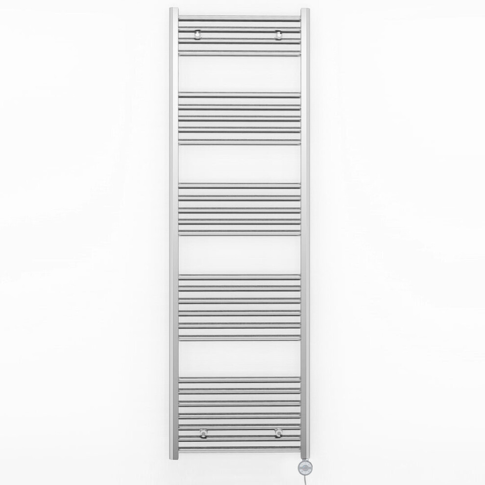 (500 X 1600Mm (Btu: 1714), With Moa Thermostatic Element) 500Mm Wide Chrome Electric Towel Rail With Thermostatic Element 5056616502655