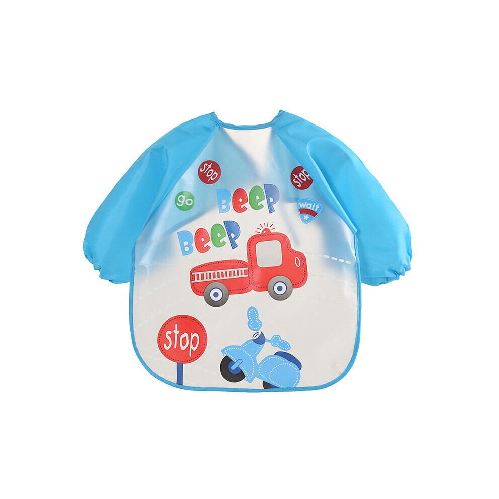 Waterproof Baby Weaning Bibs Coverall Bibs For Baby Blue Rayches