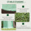 Invernadero para plantas con puerta enrollable 4