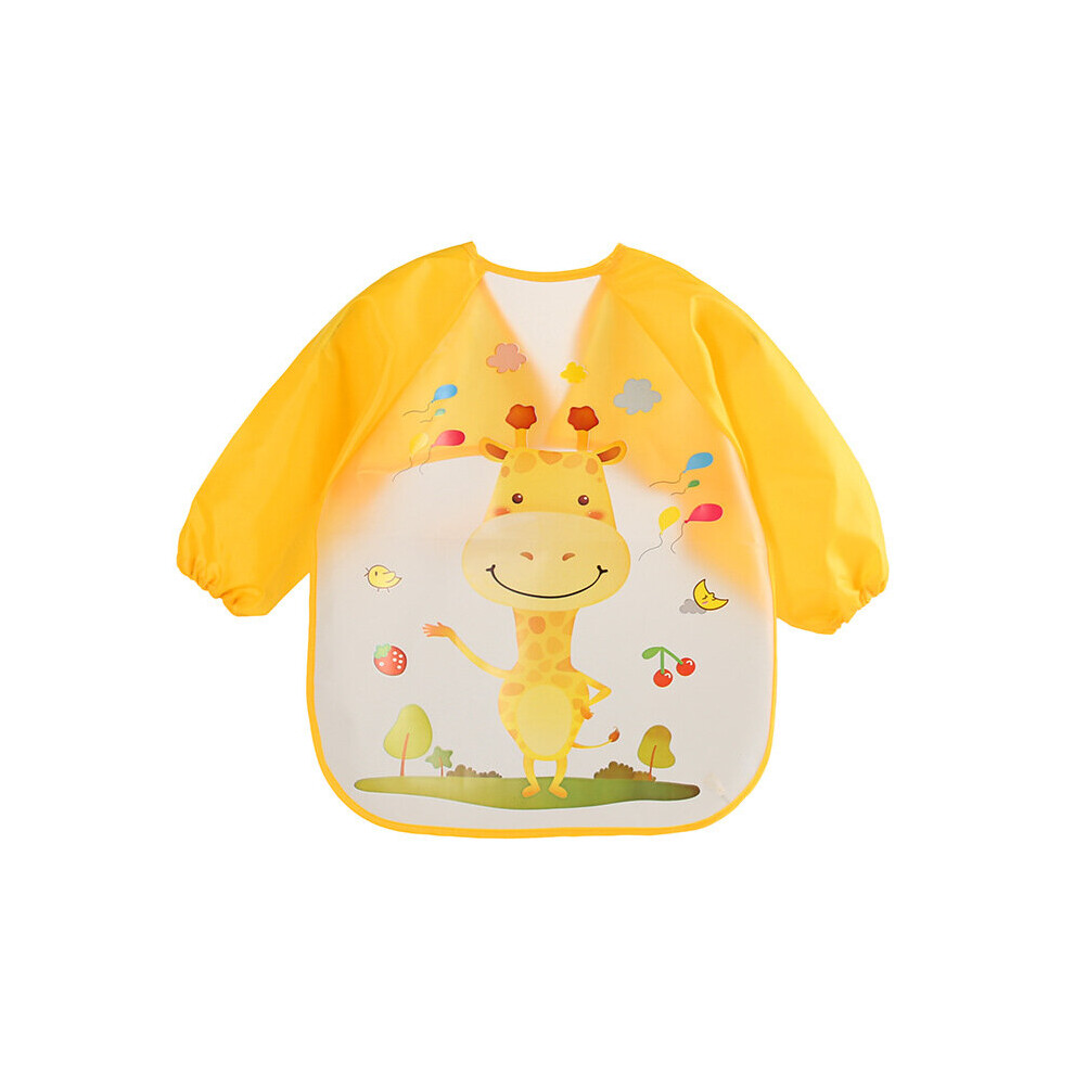 Waterproof Baby Weaning Bibs Coverall Bibs For Baby Yellow Rayches