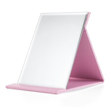 Large Portable Folding Mirror, Travel Mirror Folding with PU Leather