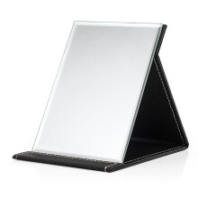 Large Portable Folding Mirror, Travel Mirror Folding with PU Leather