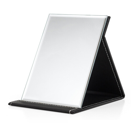 Large Portable Folding Mirror, Travel Mirror Folding with PU Leather