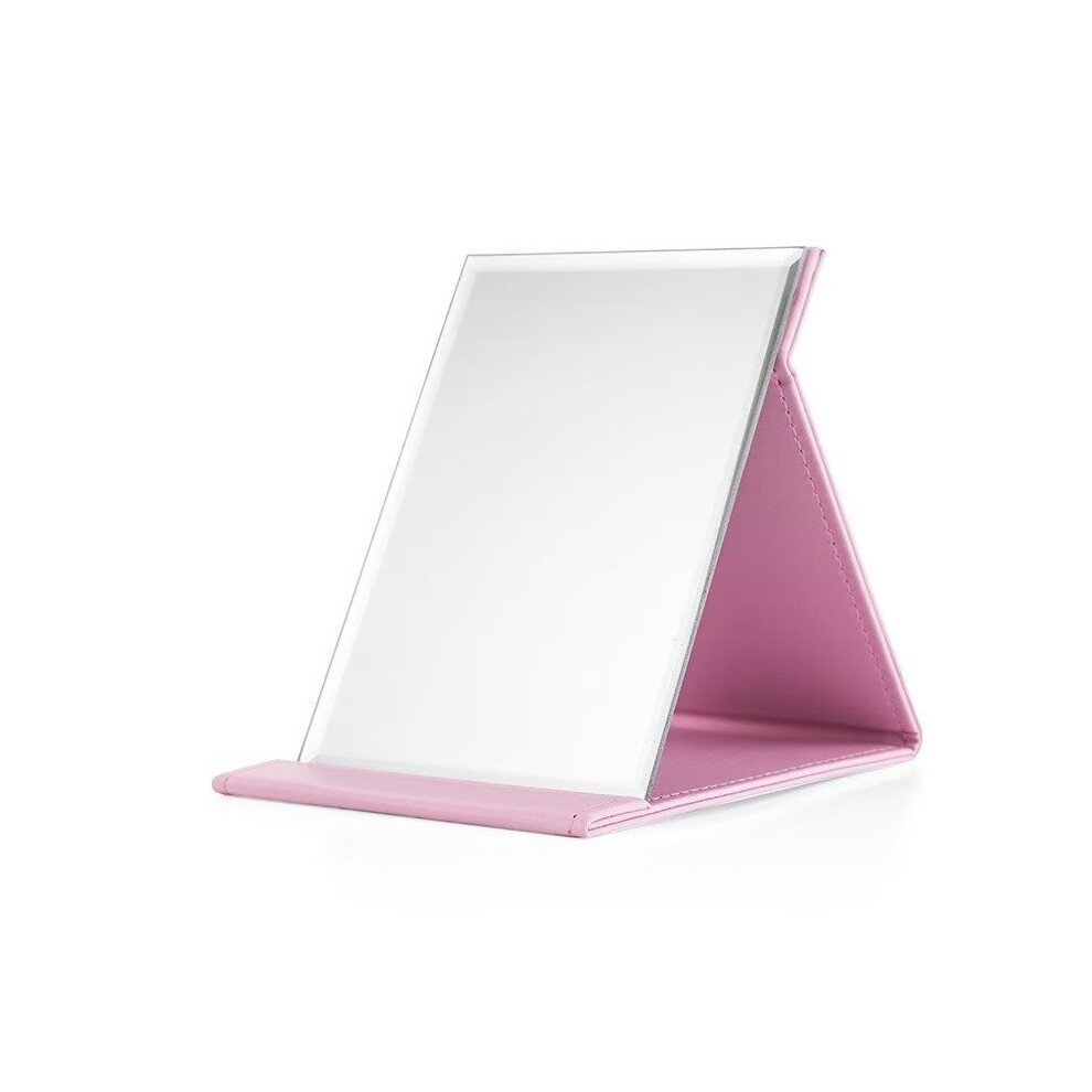 Rayches Pink Portable Folding Makeup Mirror,Travel Mirror Folding Tabletop Mirror