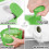 Salad Spinner Small Multi-Use Salad Washer 9