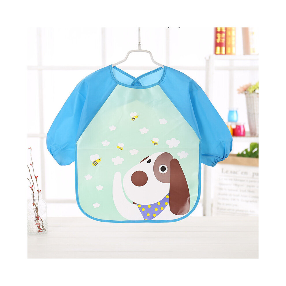 Waterproof Baby Weaning Bibs Coverall Bibs For Baby Blue Rayches