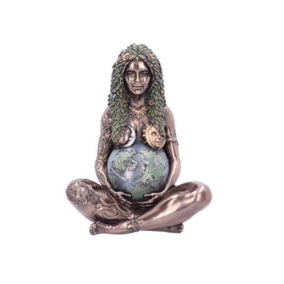 Small Ethereal Mother Earth Statue Bronze