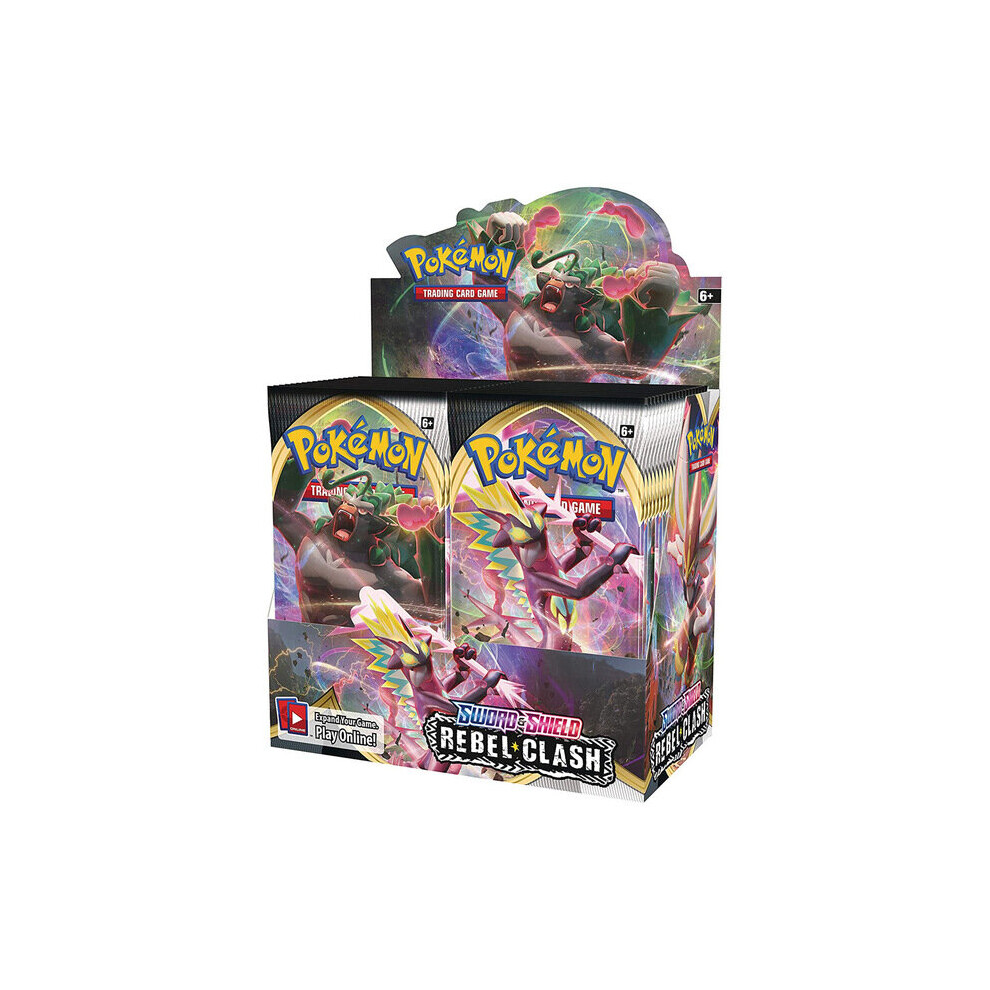 (REBE CLAsh) 324Pcs/Box Pokemon English Cards Box VMAX TCG Evolution Booster Box Chilling