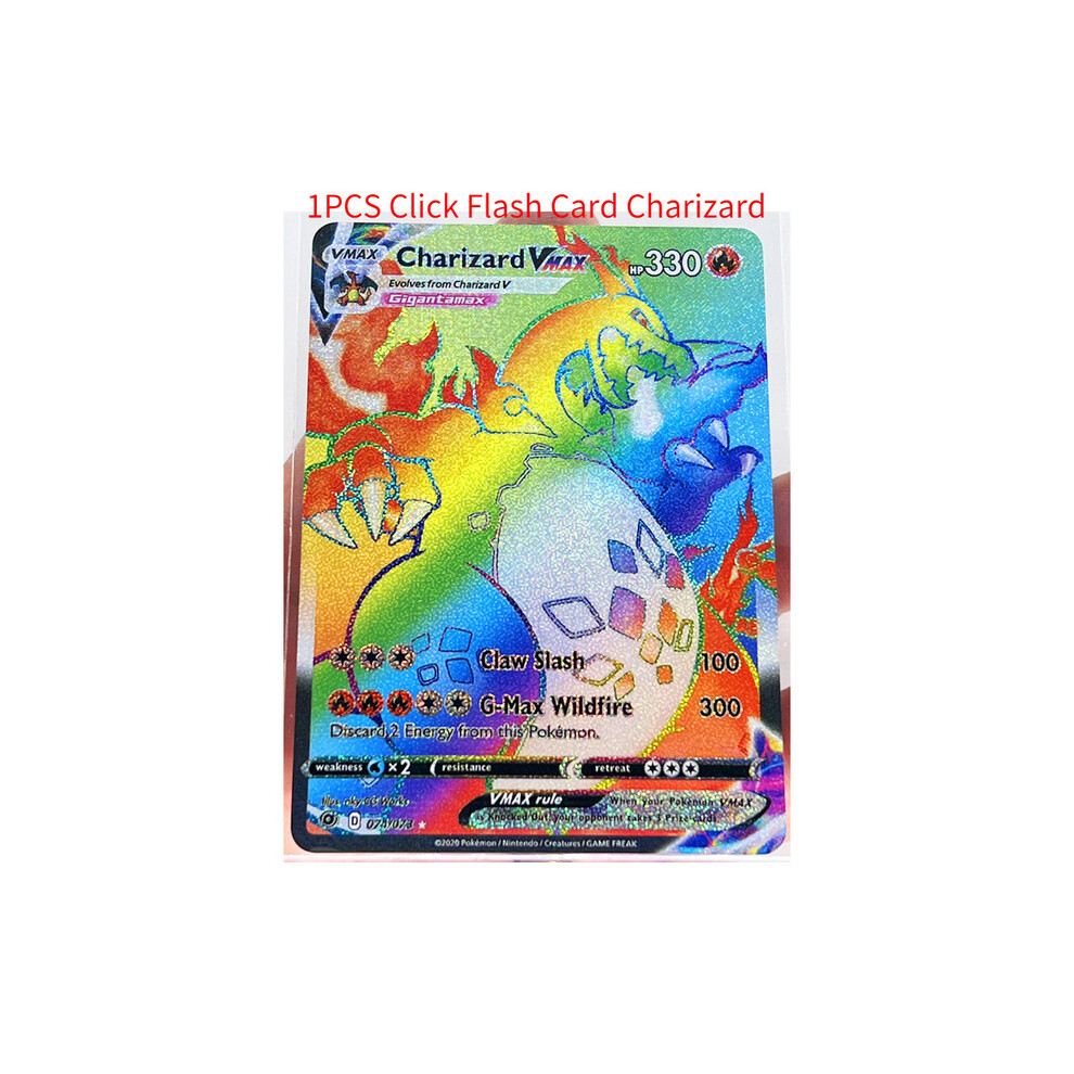 (A1) Pokemon Vmax Charizard Paper Card DIY Toys Hobbies Hobby Collectibles