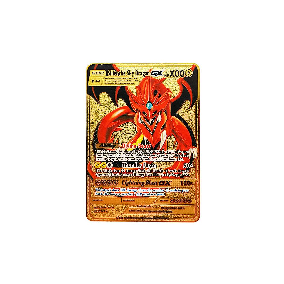 (E23) Pokemon Metal Cards Hard Iron Cards Metal Pokemon Shiny Letters Pikachu